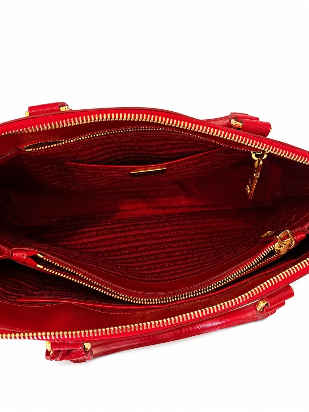 Prada Promenade Vernice Saffiano Leather Bag
